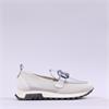 Hispanitas Oregon Sporty Link Loafer - White Silver